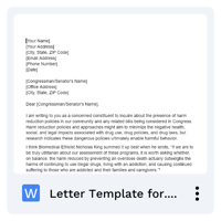 Social Media Letter Template